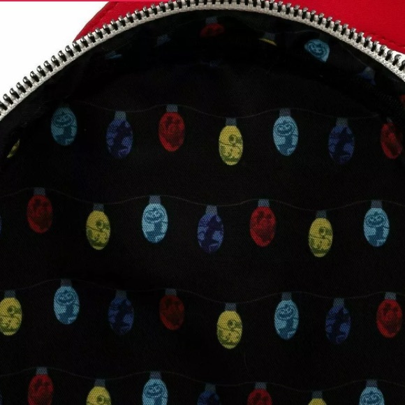 🎁SOLD!⭐️Loungefly CosplayJack Skellington Santa Backpack & Wallet Set-🎒 - Picture 5 of 11